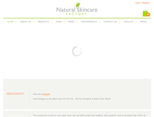 Tablet Screenshot of natural-skincare-product.com